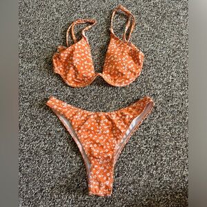 Orange bikini